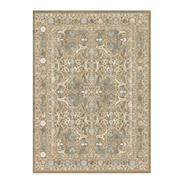 3564-0013-BEIGE Colosseo Area Rug, Beige - 2 ft. 2 in. x 7 ft. 7 in.
