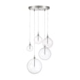 thumbnail image 2 of Trade Winds Ethan 5-Light Pendant in Brushed Nickel, 2 of 5
