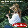 thumbnail image 6 of Solaris Women Outdoor Sun Hat,Polyester Summer Cool Hat , Boonie Hat for Fishing, Camping, Safari,Hiking,Camo Style B, 6 of 7