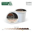 Tully's Coffee Decaf French Roast KCup Pods, Dark Roast, 24 Count for