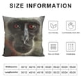 thumbnail image 5 of Qinduosi Colobus Monkey Double Sided Plush Pillow Cover Cute Animals Sofa Living Room Home Decor Sofa Pillow/Cushion Cover White, 5 of 5