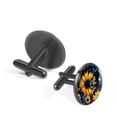 thumbnail image 2 of Sunflower Stylish Shirt Cufflinks Set for Men, Made of Stainless Steel, for Formal Attire, 2 of 6
