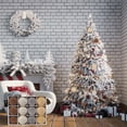thumbnail image 1 of Dvkptbk Christmas 12Pcs Velvet Christmas Balls Christmas Tree Hanging Decoration .4 Inch Flocked Christmas Balls Decoration Suitable for Holiday Wedding Party Home Decoration Christmas Decorations, 1 of 6