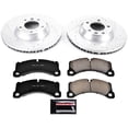 thumbnail image 3 of PowerStop Front Z23 Evolution Sport Carbon-Fiber Ceramic Brake Pad and Drilled & Slotted Rotor Kit Fits: PORSCHE Select Models K6049, 3 of 10