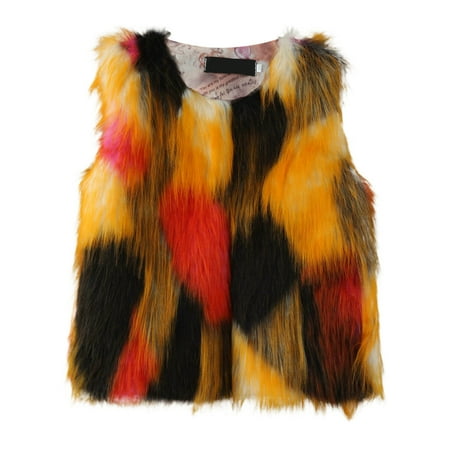 

B91xZ Girls Fashion Clothing Toddler Girls Sleeveless Coat Winter Windproof Thicken Coat Jacket Kids Warm Fleece Vest Snow Jackets for Girls B 2-3 Years