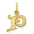 thumbnail image 1 of 10K Yellow Gold Initial P Charm, 1 of 3