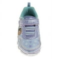thumbnail image 4 of Disney Frozen Toddler Girls' Light Up Sneakers - Cyan Purple, 9, 4 of 8