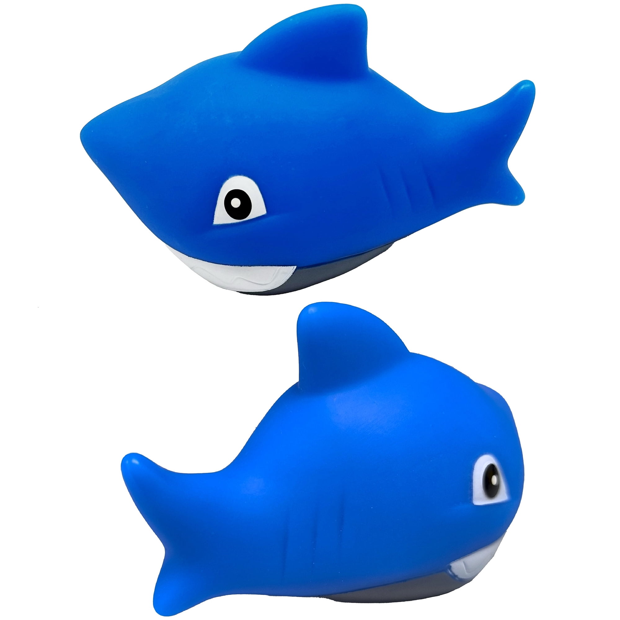 RIPLE: LED Light Up - Pal - 1pc Assorted Style - Duck, Shark Or Clownfish - Character Pool Toy, Floating Water Buddies, Bath Play, Auto Light, Kids 3+
