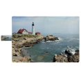 thumbnail image 3 of PKQWTM Lighthouse Ocean Book Cover Book Protector Book Sleeve Book Pouch Book Bag 6x9 inch, 3 of 4