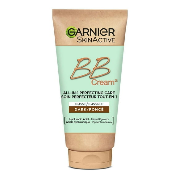Garnier SkinActive BB Cream Classic with Hyaluronic Acid & Aloe, Dark, 50ml