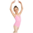 thumbnail image 2 of Agkizg Girls Camisole Leotard, Sleeveless Solid Color Ballets Dance Wear Crew Neck Stretchy Bodysuit, Sizes 3-15 Years, 2 of 6