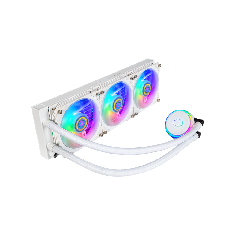 Cooler Master MasterLiquid PL360 Flux White ARGB Close-Loop AIO Liquid Cooler