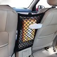 thumbnail image 3 of Organizador de almacenamiento para asiento de coche oso de fresa Bolsa de red de carga de malla, 3 of 5