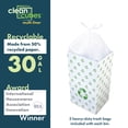 thumbnail image 5 of Clean Cubes Multi 30-Gallon Pop-Up Trash Bins, 3-Pack, Recycle – Disposable, Collapsible, with Fitted Trash Bags, 5 of 7