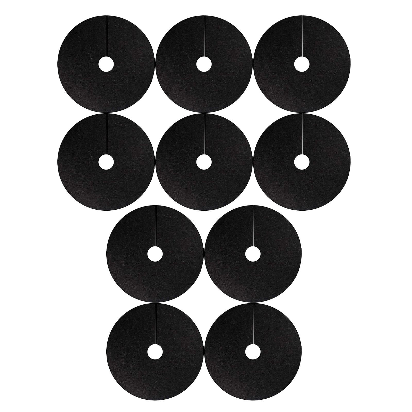 Fzaqwen 10 Count 52cm Mulch Tree Rings for Control, Plant Cover Degradable Pre Cut Holes
