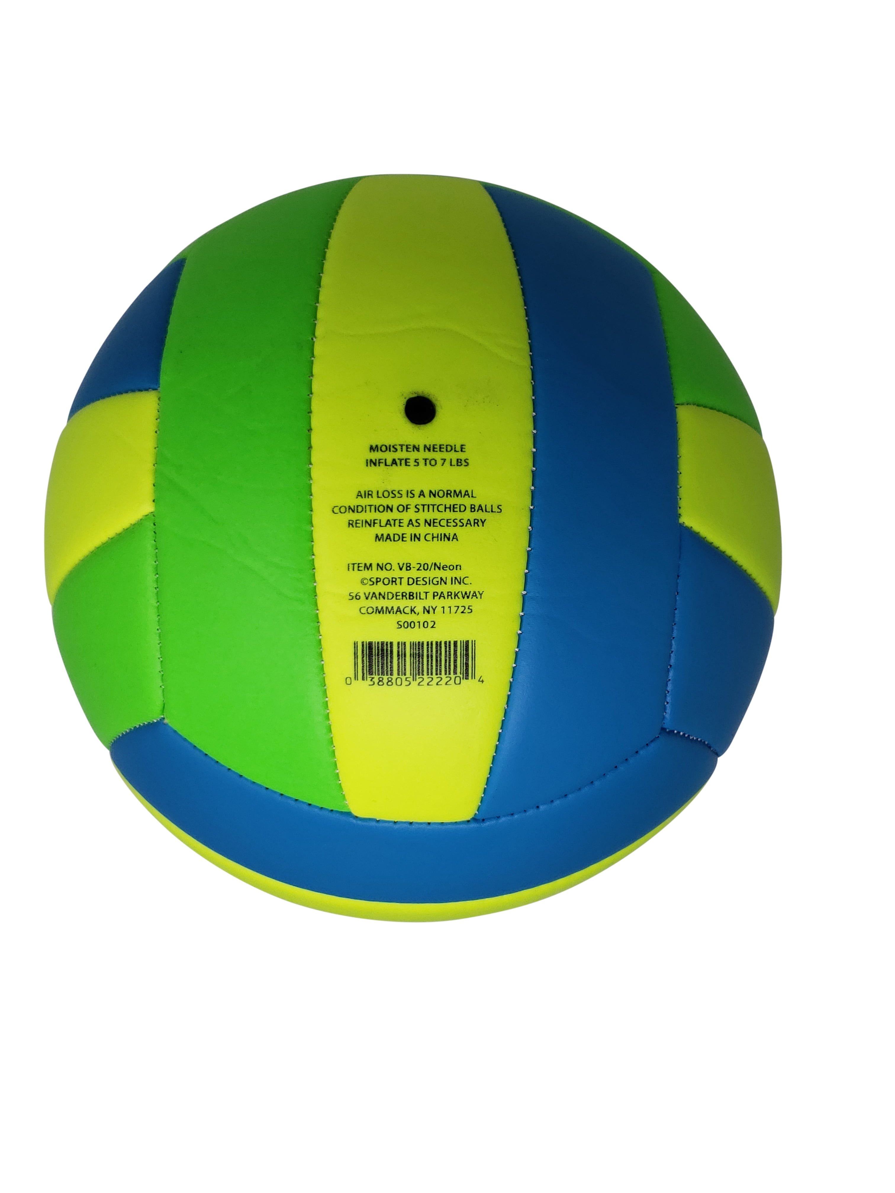 Seasonal Supply Co. Official Size 5 Neon Volleyball for Indoor and Outdoor Play