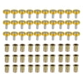 thumbnail image 1 of 30uds Dorado Tono Guardabarros Parachoques Sujetador Kit para Motocicleta Coche, 1 of 1