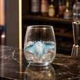 thumbnail image 3 of 2026 Artisanal Manta Ray Clear Glass Cup, Stemless Wine Glasses, Handcrafted Marine Animal Bar Glass, Home Decor Gift for Friends Family Ocean Lovers, 3 of 7