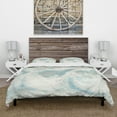 thumbnail image 2 of Designart 'Pale Blue Shade IV' Farmhouse Duvet Cover Set, 2 of 4
