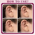 thumbnail image 5 of EXLEAF Piercing Tapered Ball Grabbing Tool for Jewelry Replacement 14G 16G 18G 20G Stainless Steel Flat Back Earring Applicator Tool Threaded,External Threaded Body Piercing Insertion Needle Kit, 5 of 6