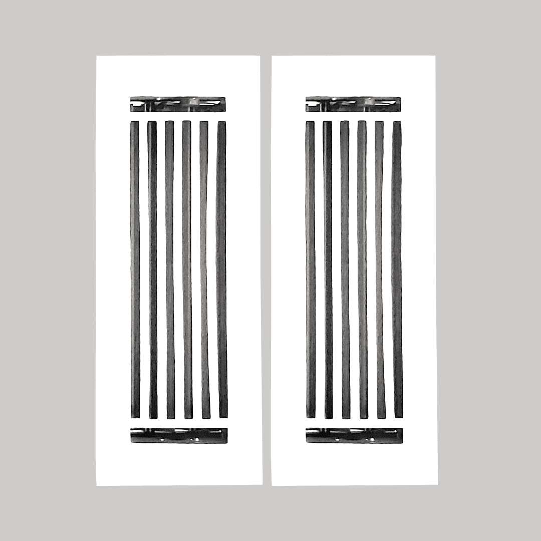 Prima Decorative Hardware, Floor Register A/C, Vent Cover, 3" x 10", Cast Aluminum, Brown