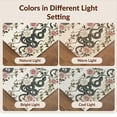 thumbnail image 7 of Design&I 4'x6' Washable Area Rug Snake Gothic Serpent Botanical Vintage Watercolor Distressed for Home Office, Under Desk, Snag-Free Skid-Resistant Medium, 7 of 7