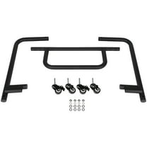 cciyu Hard Top Stand Cart Storage Hard Top Carrier Compatible for 1987-2021 for Jeep Wrangler YJ, TJ, JK and JL Models