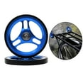 thumbnail image 3 of Langgg Folding Bike Easy Wheel EZ Wheels for Traveling Rack Blue, 3 of 9