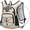 Beige, variant on Lightweight Hydration Backpack with 2LOR 3LWater Bladder for Cycling Hiking Rave - Water Daypack for Men Women