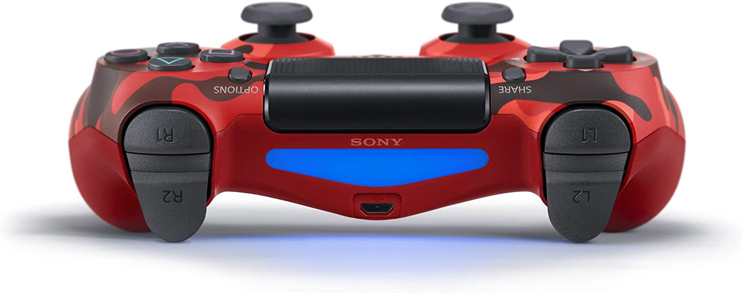 ps4 controller camouflage red