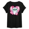 thumbnail image 2 of Disney - Lilo & Stitch - Stitch Heart - Women's Oversized Graphic T-Shirt, 2 of 4