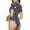 Animals And Wildflowers, variant on Picia Animals And Wildflowers Womens One Piece Swimsuits Modest Tummy Control Bathing Suits Lace Up Slimming Swim Suit-Medium