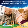 thumbnail image 4 of LEGO Disney Beach Fun with Lilo & Stitch - Preschool Building Toy for Girls & Boys, Ages 4+ - Disney Gifts for Kids with 2 Minifigures - 43280, 4 of 8
