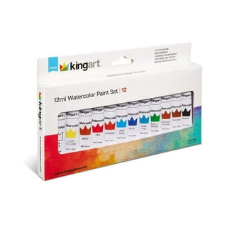Kingart Studio Acrylic Paint Pens, Medium Tip size, Set of 12 Unique Colors