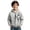 #2 Grey, variant on Ticikt Kids Viking Zip Up Hoodie Boys Norse Mythology Hooded Jacket with Wolf Print Warm Quilted Outerwear for Winter Adventure and Halloween Costume