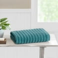 thumbnail image 4 of (2 pack) Mainstays Performance Textured Bath Towel, 30" x 54", Cool Water, 4 of 6