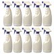 thumbnail image 1 of FELTECHELECTR 10 botellas de plástico de 500 ml con pulverizador de niebla fina para riego de jardín, para limpieza del hogar y peluquería (blancas), 1 of 6