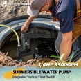 thumbnail image 2 of Bomba Sumergible para Sump FLUENTPOWER 3/4HP 3500GPH 26 pies, 2 of 7