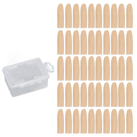 Oubit Hole Plug Jig Plug,50Pcs Pocket Hole Plug Wood Hole Plug Woodworking Hole Plug Enhanced Durability
