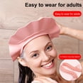 thumbnail image 2 of Ruanlalo Adult Kids Shower Cap Shield Adjustable Bathing Head Hat Shampoo Visor Cap Soft Waterproof Hair Washing Shield for Head Ear Eye Protection, 2 of 7