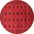 thumbnail image 1 of Ahgly Company Indoor Round Oriental Red Industrial Area Rugs, 6' Round, 1 of 4