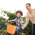 thumbnail image 2 of Cesta de plástico desmontable para bicicleta infantil, sin pegatinas (naranja), 2 of 5