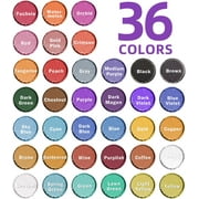 LETS RESIN 36 Colors Mica Powder, Diy Mica Pigment Powder for Epoxy Resin/UV Resin, Natural Colorant Dye for Soap/Candle Making, Nail Polish, Slime