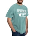 thumbnail image 4 of CafePress - Birdwatching Retirement Plan T Shirt - Mens Comfort Colors Shirt, 4 of 5