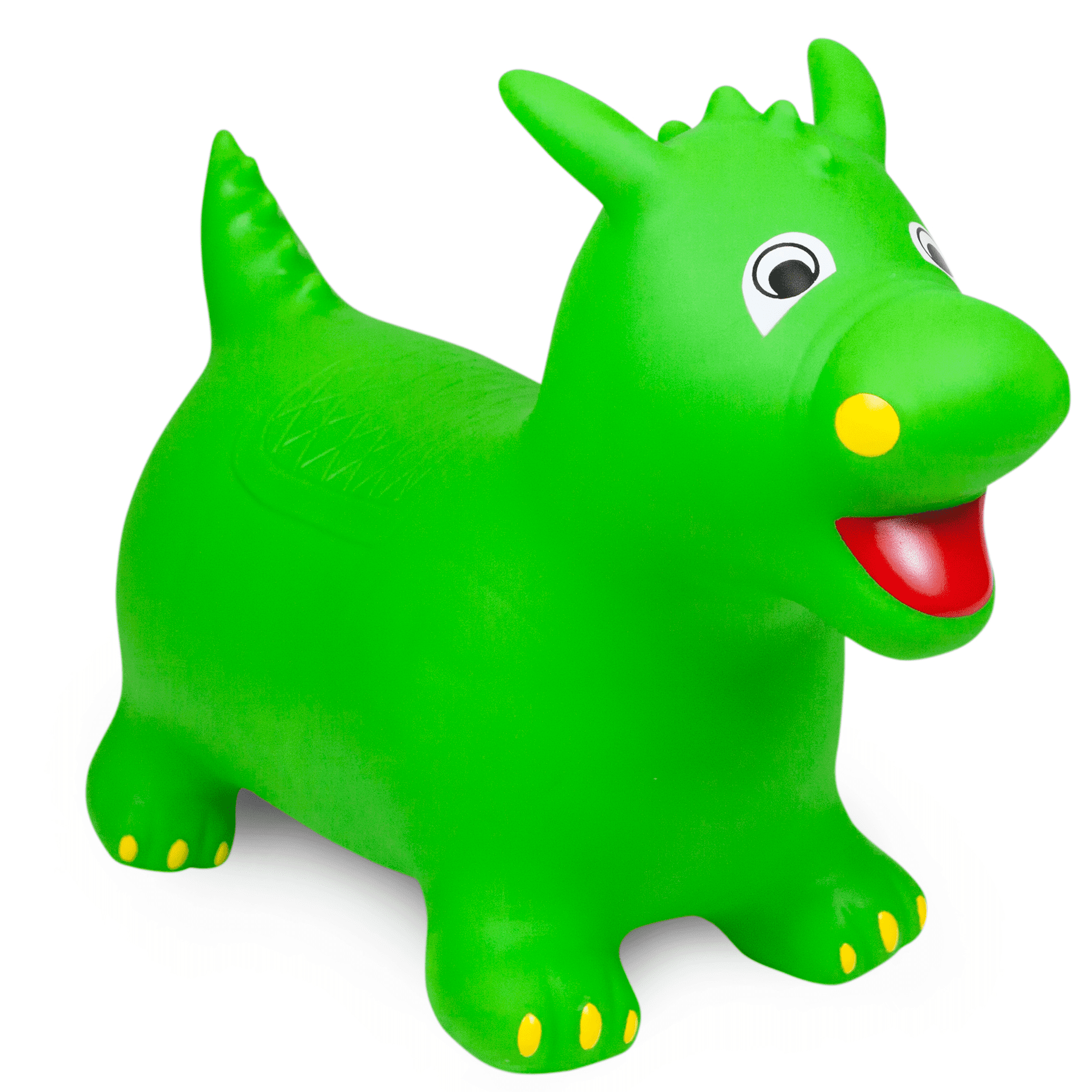 Waddle Bouncy Green Dragon Ride Toy - Inflatable Hopping