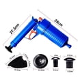 thumbnail image 5 of Sink Plunger,Toilet Plunger Kitchen Sink Sewer Dredge Tool Manual Sink Plunger Cleaner Pump for Kitchen Bathroom Dredge Pipe Sewer Drain Blaster Drain Cleaner, 5 of 7