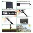 thumbnail image 5 of RKZDSR Solar House Number Sign, LED Illuminated Outdoor Address Plaque with Smart Control, 3-Color in 1 Waterproof Solar Powered House Number Light with Stakes for Outside Home, Yard, Street, House, 5 of 9