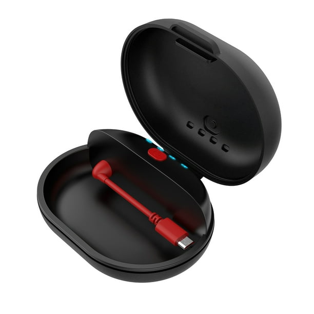 dodocool Headphone Charging Case Portable Travel Carrying Storage Bag with Built-in 500mAh Rechargeable Battery Micro-USB Cable for Most Sport Wireless Earbuds Earphone Black Walmart.com