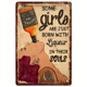 thumbnail image 5 of Placa de Metal Vintage Wdftyju de hierro Rectangular de Whisky Girl 20x30cm, 5 of 9