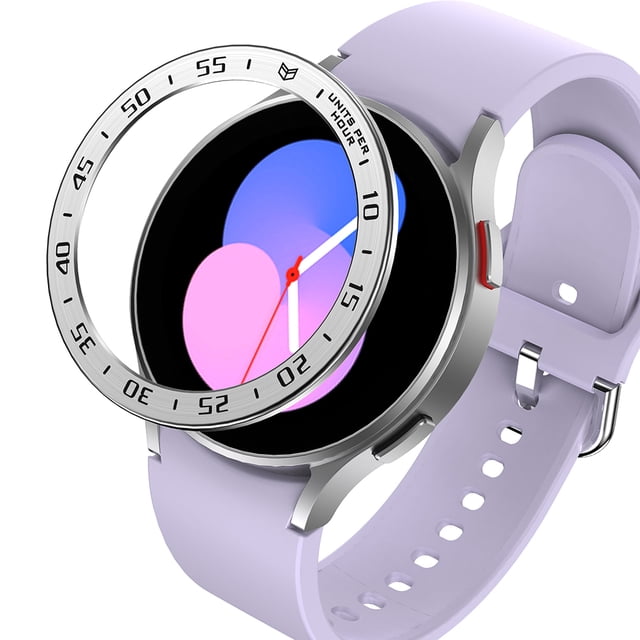 Estuche con anillo de bisel con anillo de bisel de reloj inteligente a escala para Samsung Galaxy Watch5 40 mm Universal Accesorios Electrónicos